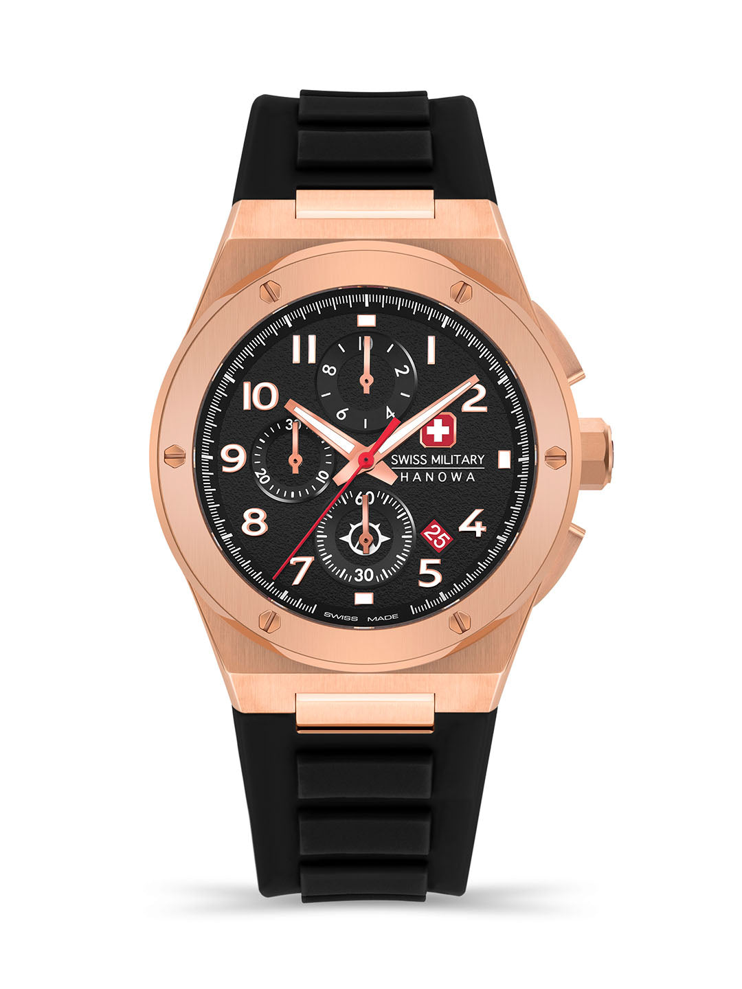 Swiss Military Hanowa Sonoran Chrono Swiss Made Black Watch For Men - SMWGO2102010