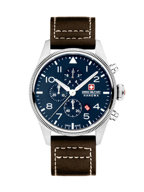Swiss Military Hanowa SMWGC0000402 - Thunderbolt Chrono Swiss Made Blue Watch For Men