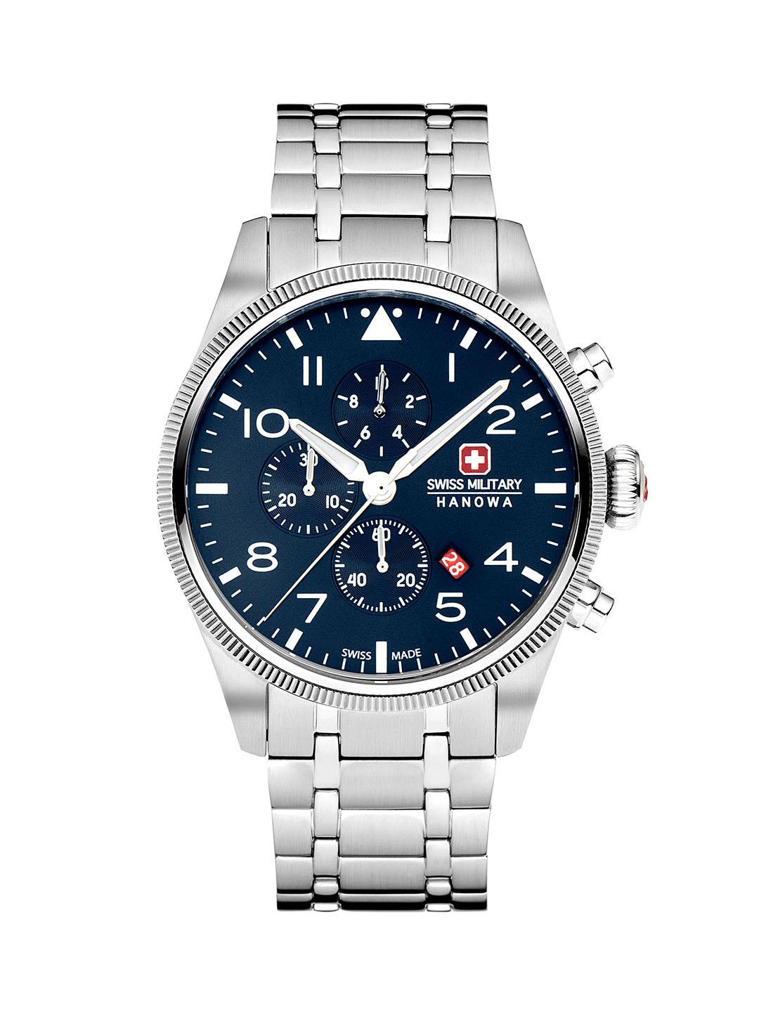 Swiss Military Hanowa SMWGI0000403 - Thunderbolt Chrono Swiss Made Blue Watch For Men