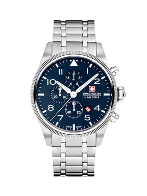 Swiss Military Hanowa SMWGI0000403 - Thunderbolt Chrono Swiss Made Blue Watch For Men