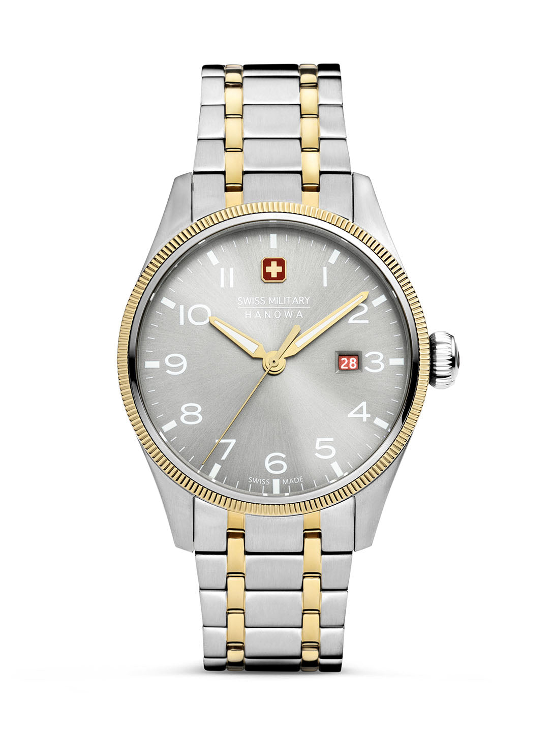 Swiss Military Hanowa SMWGH0000860 - Thunderbolt Swiss Made Grey Watch For Men