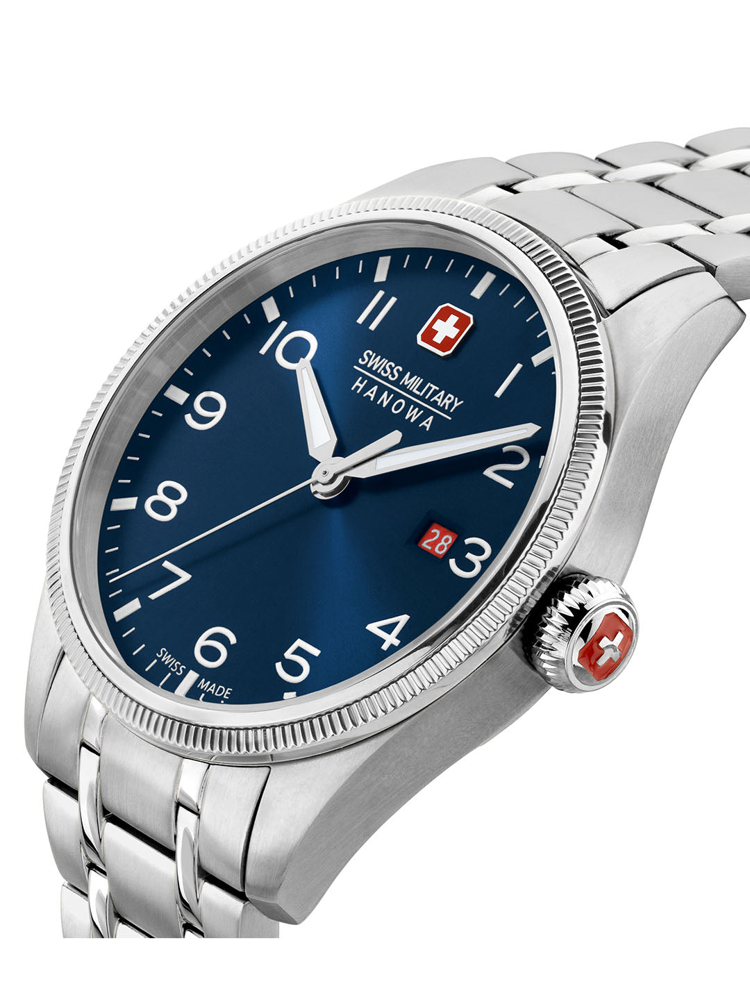 Swiss Military Hanowa SMWGH0000802 - Thunderbolt Swiss Made Blue Watch For Men
