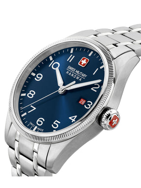 Swiss Military Hanowa SMWGH0000802 - Thunderbolt Swiss Made Blue Watch For Men