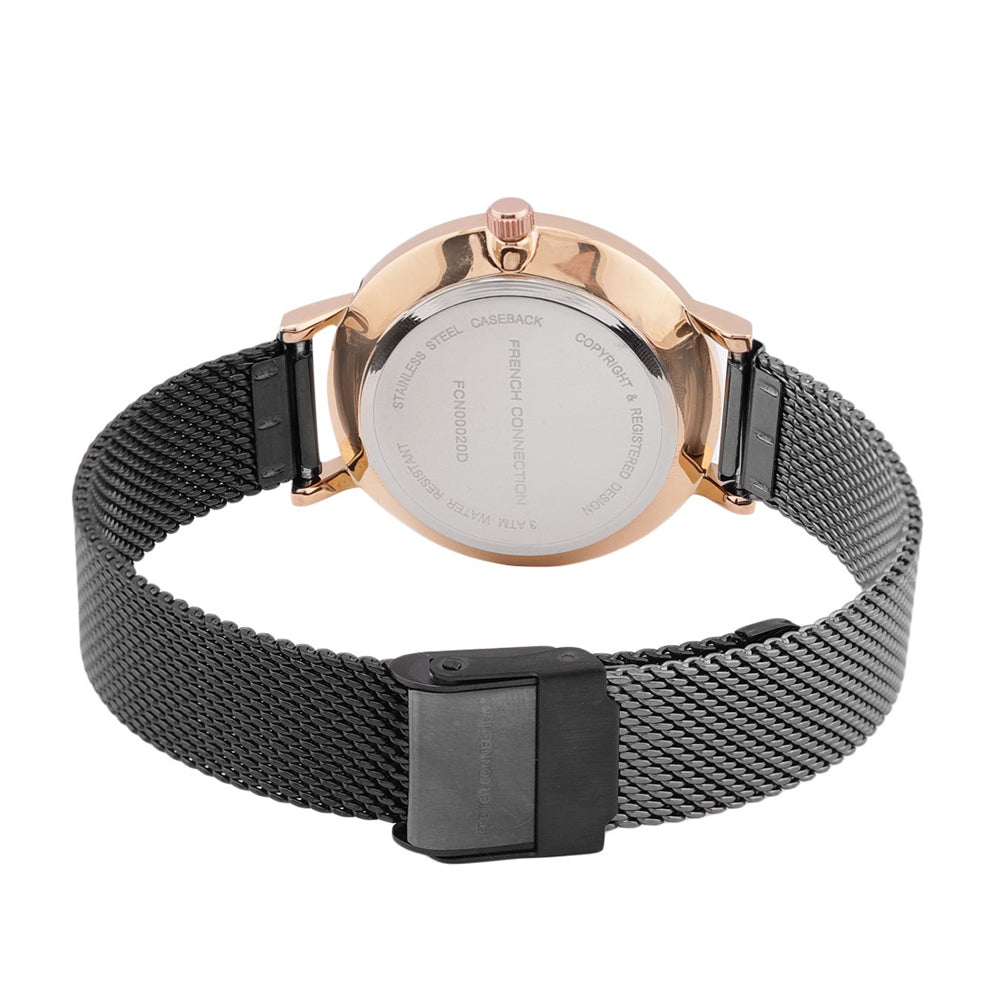French Connection Analog Black Dial Women's Watch-FCN00020D
