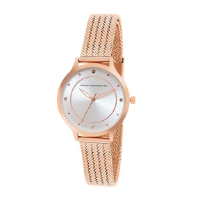 French Connection FCP30R Emalie Silver Dial Womens Analog Watch