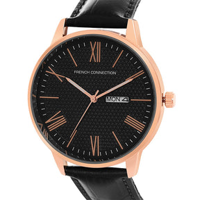 French Connection Analog Black Dial Men's Watch FCL25-B