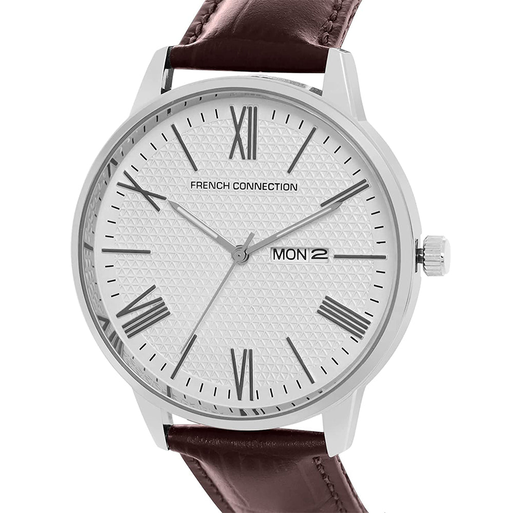 French Connection Analog White Dial Men's Watch FCL25-D