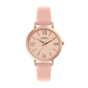 French Connection Analog Rose Gold Dial Women's Watch-FCN00037D