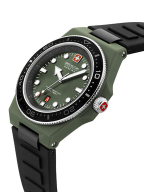 Swiss Military Hanowa SMWGN0001181 - Ocean Pioneer Swiss Made Green Watch For Men
