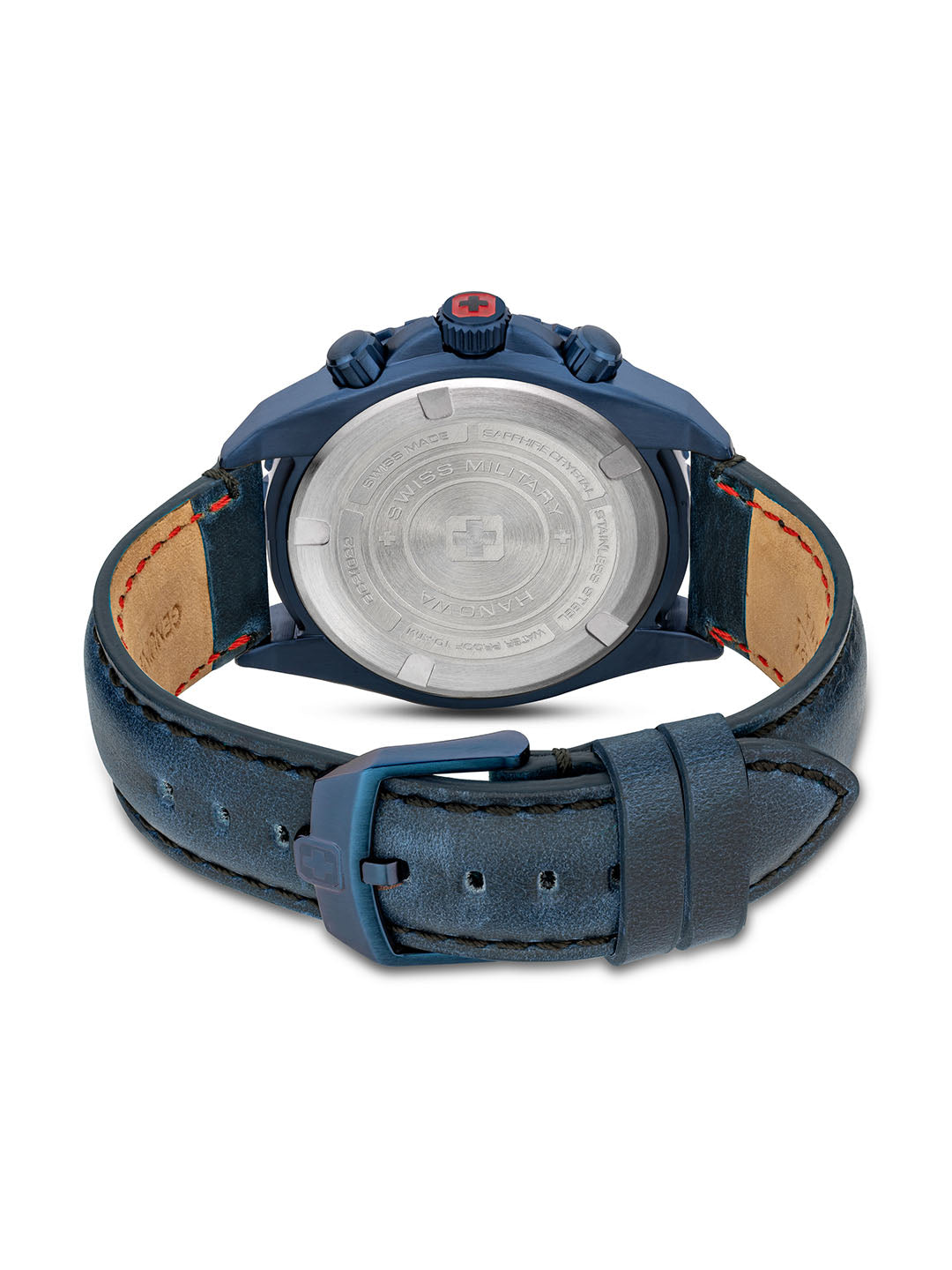 Swiss Military Hanowa SMWGC2102291 - Iguana Swiss Made Black Watch For Men