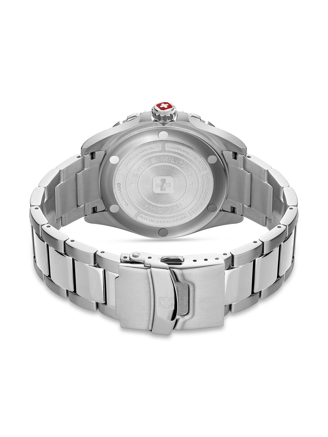 Swiss Military Hanowa SMWGH2200302 - Offshore Diver Ii Swiss Made Black & Blue Watch For Men