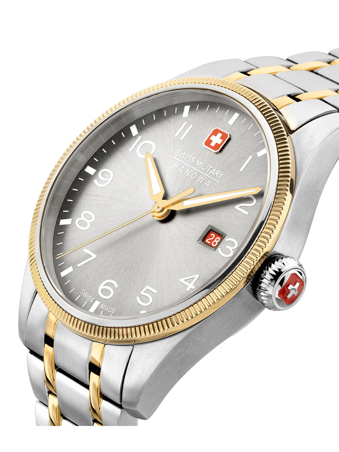 Swiss Military Hanowa SMWGH0000860 - Thunderbolt Swiss Made Grey Watch For Men