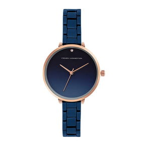 French Connection Analog Blue Dial Women's Watch-FCS001E