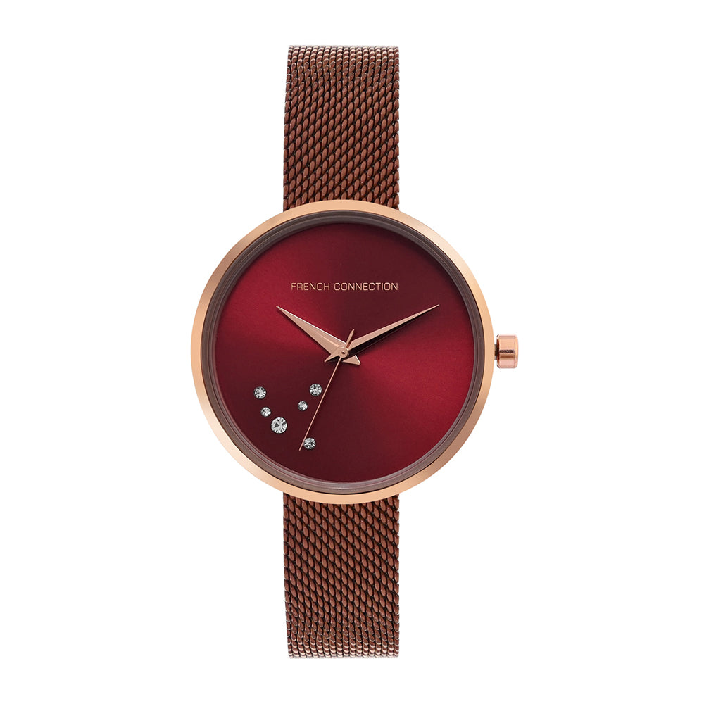 French Connection Analog Brown Dial Women's Watch-FCN00028D
