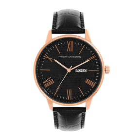 French Connection Analog Black Dial Men's Watch FCL25-B