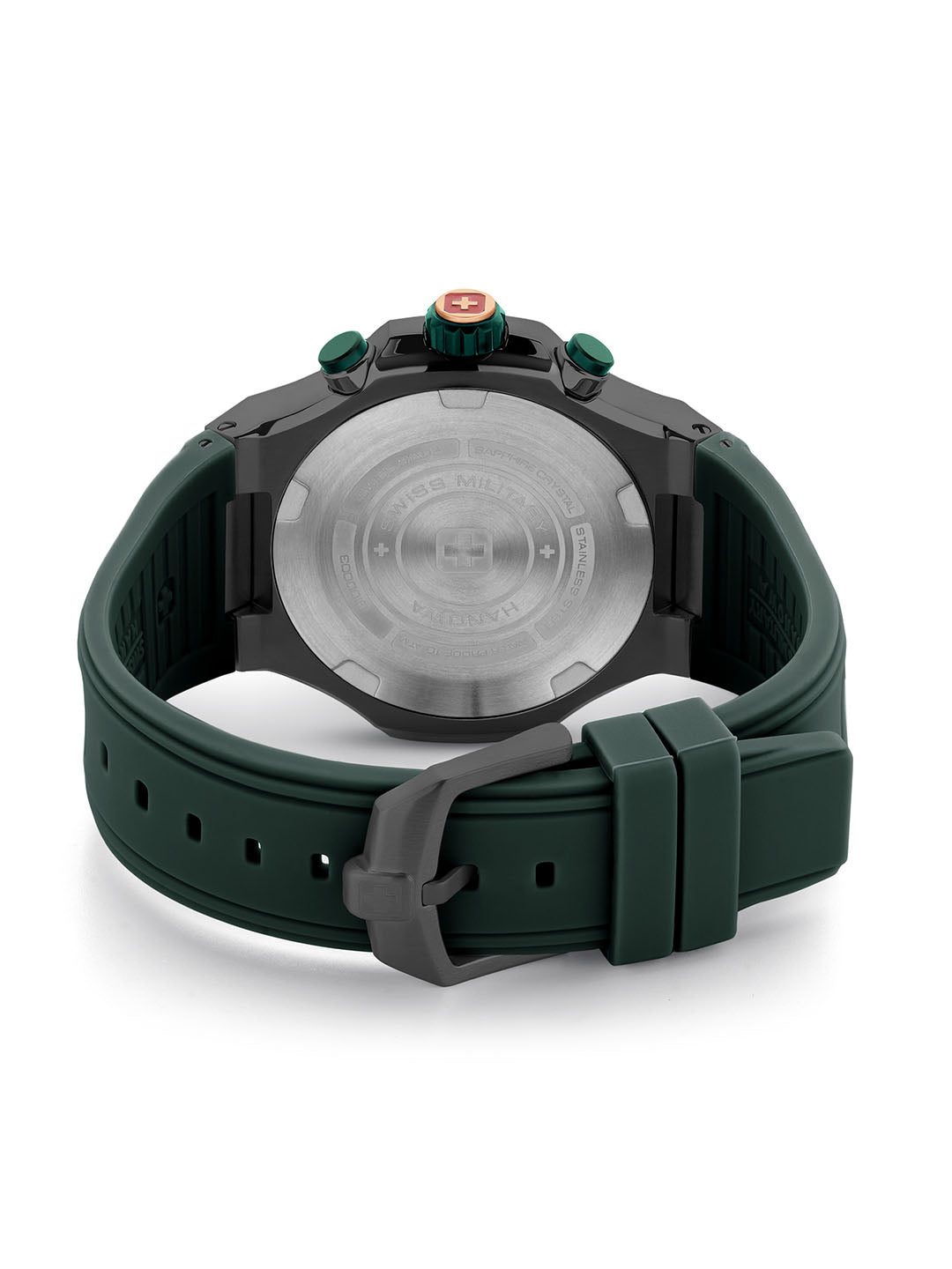 Swiss Military Hanowa SMWGO0000640 - Mission Xfor 01 Swiss Made Green Watch For Men