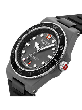 Swiss Military Hanowa SMWGN0001182 - Ocean Pioneer Swiss Made Grey Watch For Men