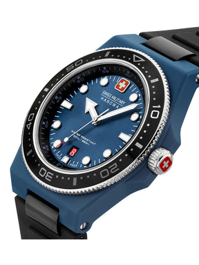 Swiss Military Hanowa SMWGN0001184 - Ocean Pioneer Swiss Made Blue Watch For Men