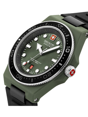 Swiss Military Hanowa SMWGN0001181 - Ocean Pioneer Swiss Made Green Watch For Men