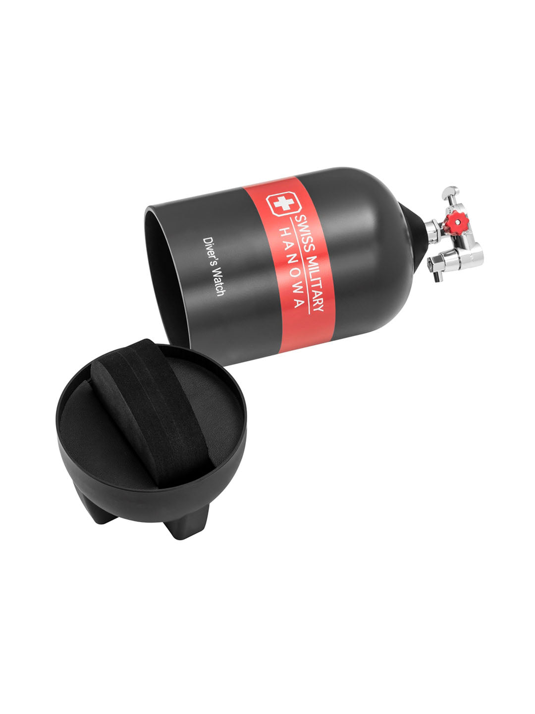 Swiss Military Hanowa SMWGH2200302 - Offshore Diver Ii Swiss Made Black & Blue Watch For Men