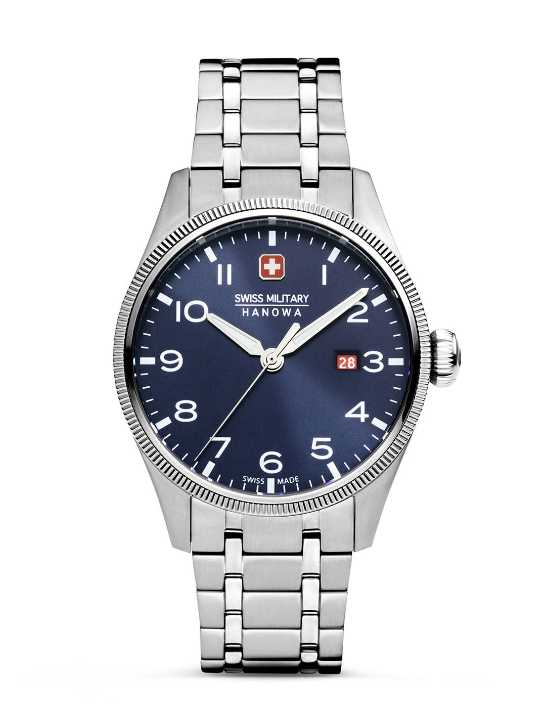 Swiss Military Hanowa SMWGH0000802 - Thunderbolt Swiss Made Blue Watch For Men