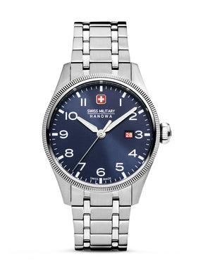 Swiss Military Hanowa SMWGH0000802 - Thunderbolt Swiss Made Blue Watch For Men