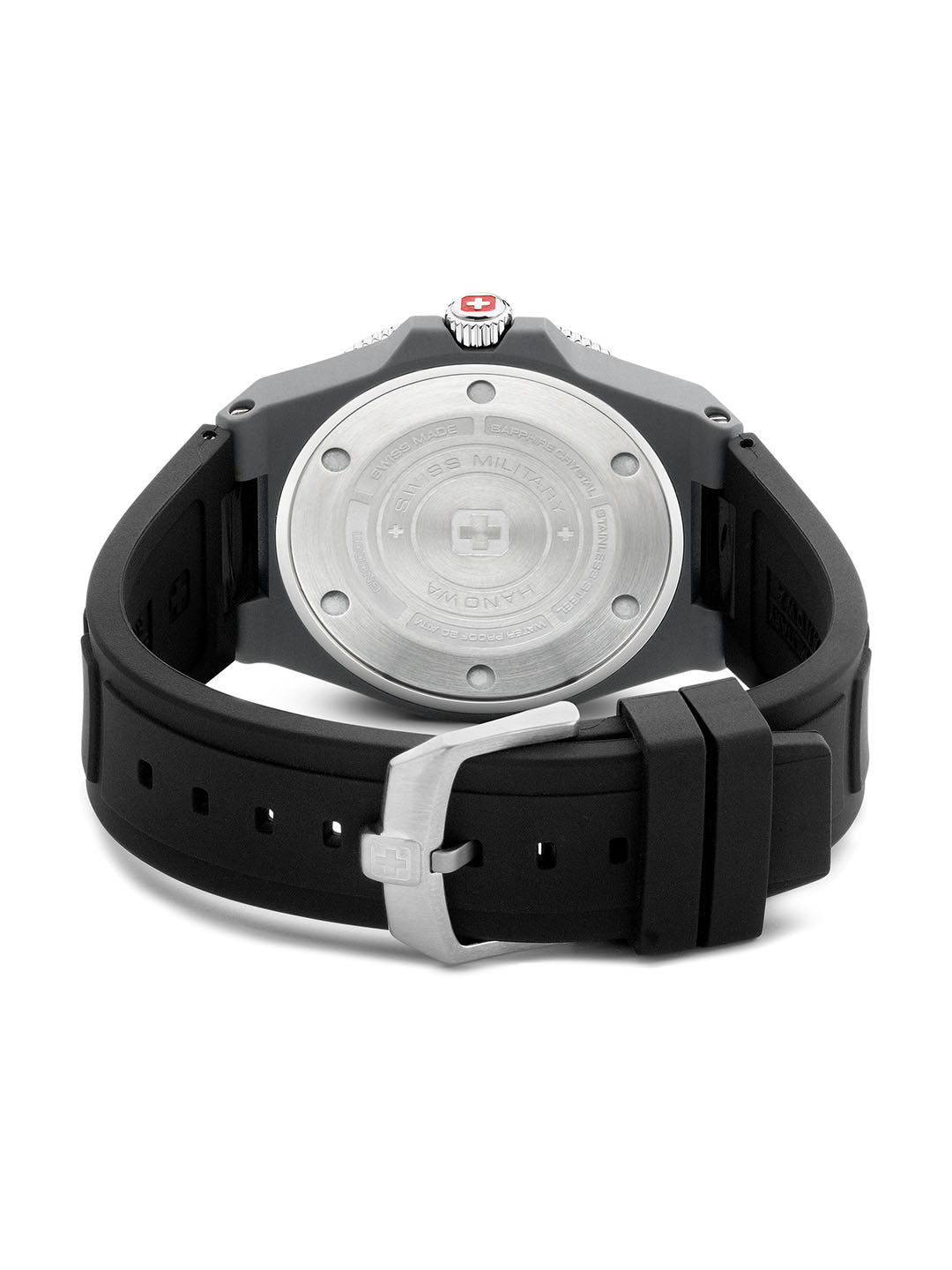 Swiss Military Hanowa SMWGN0001182 - Ocean Pioneer Swiss Made Grey Watch For Men