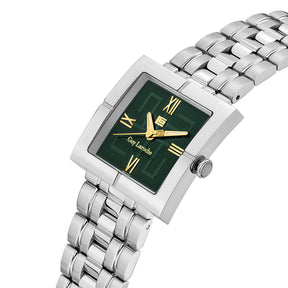 Guy Laroche Camille 3 Hands Green Square Dial SWISS MADE Watch for Men - GLWGG0000222