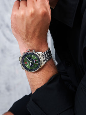Swiss Military Hanowa SMWGI0000307 - Afterburn Chrono Swiss Made Green Watch For Men
