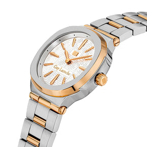 Guy Laroche Charlie 2 Hands Silver Round Dial SWISS MADE Watch for Women - GLWLG0000311