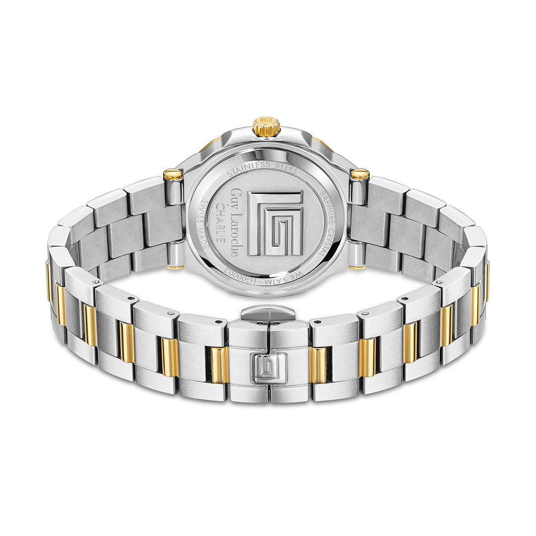 Guy Laroche Charlie 2 Hands Blue Round Dial SWISS MADE Watch for Women - GLWLG0000312