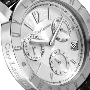 Guy Laroche Alex Multifunction Round Dial White SWISS MADE Watch for Men - GLWGA0000104