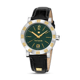 Guy Laroche Alex 3 Hands Round Dial Green SWISS MADE Watch for Men - GLWGA0000103