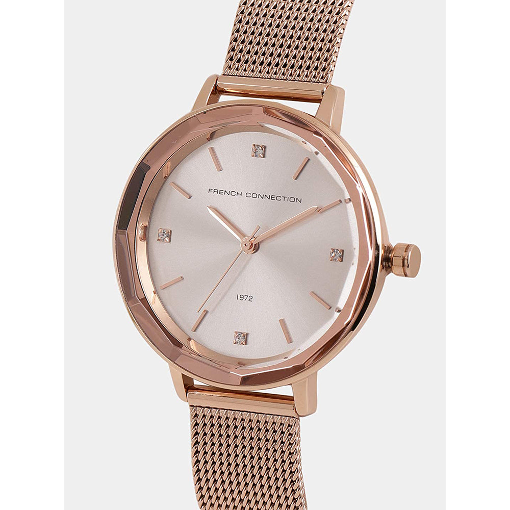 French Connection Analog Red Dial Women's Watch-FC1318RGM-C