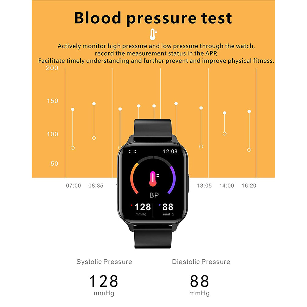 French Connection Blue Silicone Unisex Smartwatch Q26-A