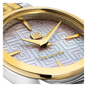 Guy Laroche Ariane 2 Hands Round Dial MOP SWISS MADE Watch for Women - GLWLG0001001