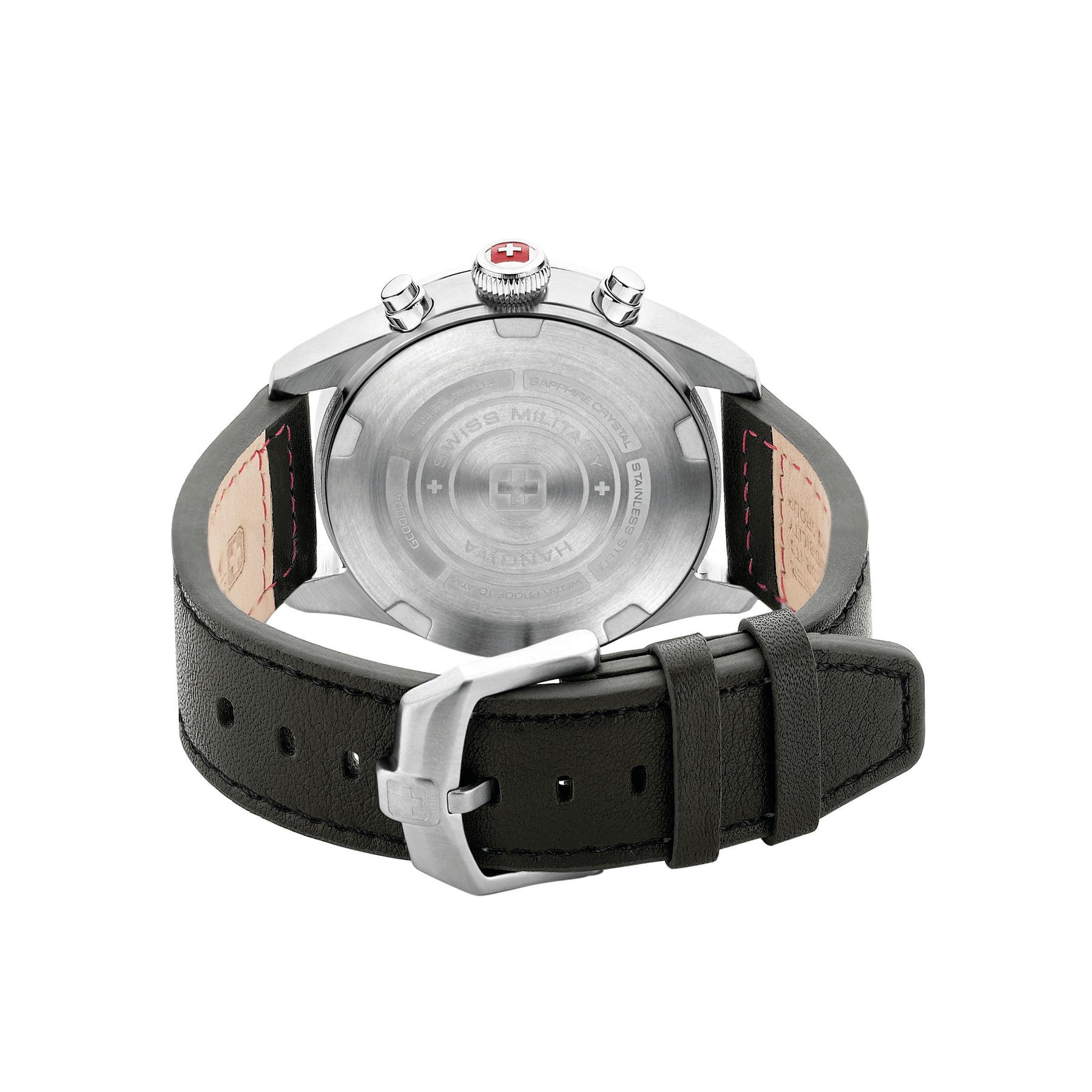 Swiss Military Hanowa Thunderbolt Black Dial Chronograph Watch for Men - SMWGC0000401