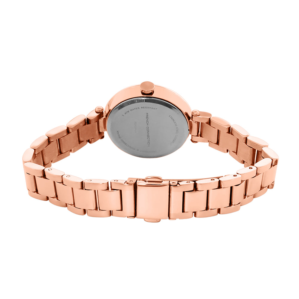 French Connection Spring-Summer 2021 Analog Rose Gold Dial Women's Watch-FCP22RGM