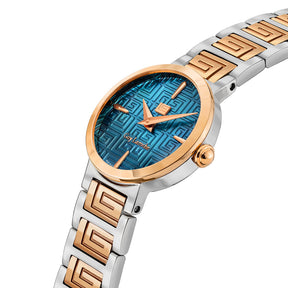 Guy Laroche Ariane 2 Hands Blue Round Dial MOP SWISS MADE Watch for Women - GLWLG0001004