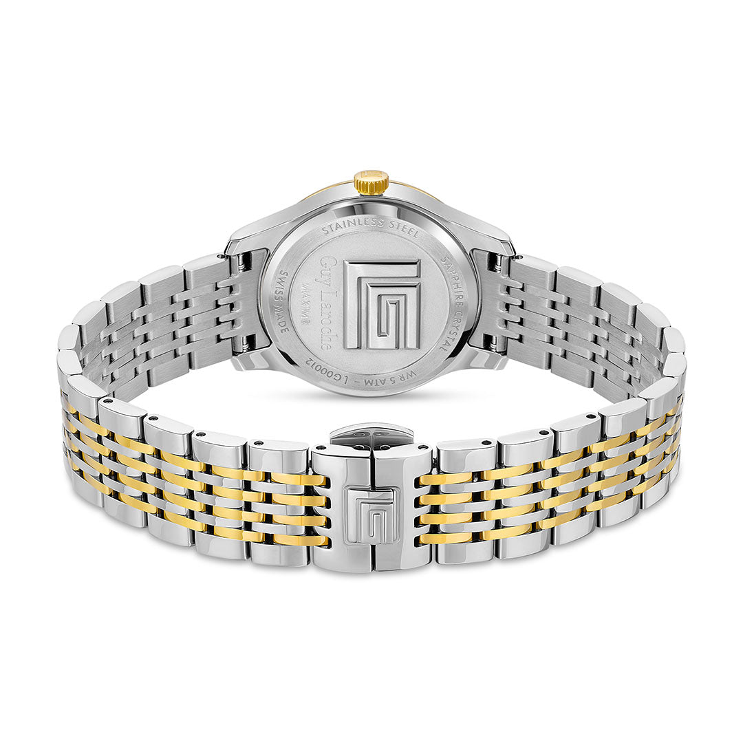 Guy Laroche Maxime 2 Hands White Round Dial  SWISS MADE Watch for women - GLWLG0001205