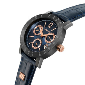 Guy Laroche Alex Multifunction Round Dial Blue SWISS MADE Watch for Men - GLWGA0000117