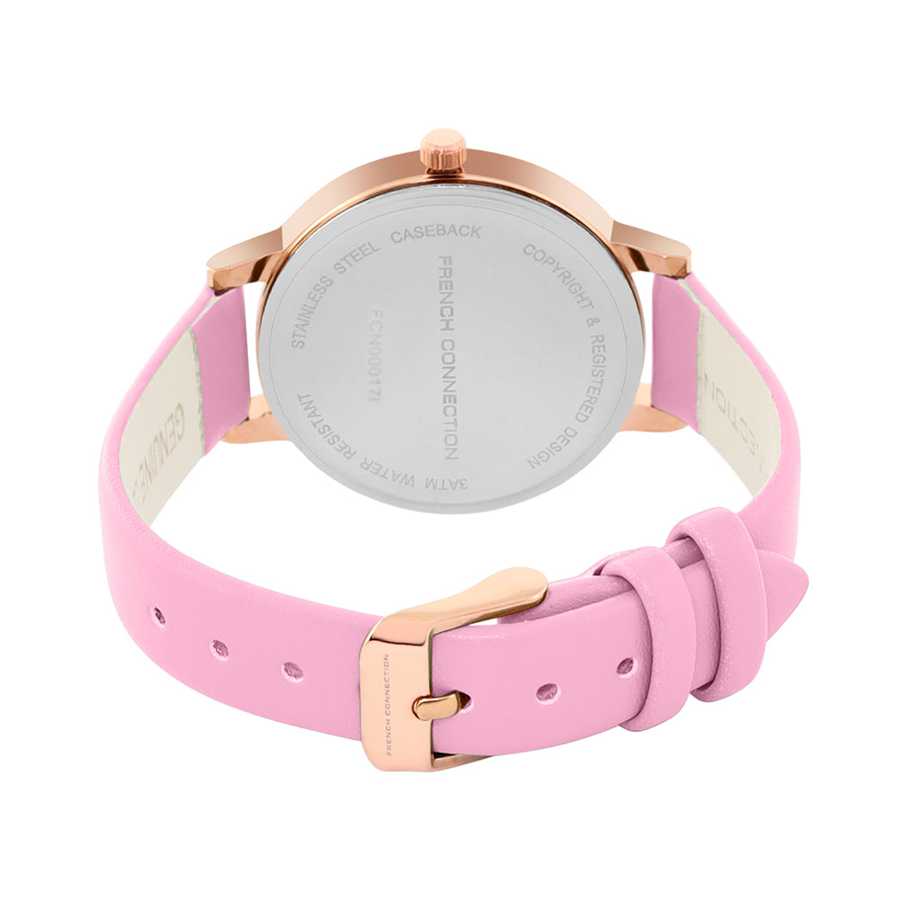 French Connection Analog Pink Dial Women's Watch-FCN00017I