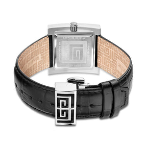 Guy Laroche Camille 3 Hands Square Dial White SWISS MADE Watch for Men - GLWGA0000201