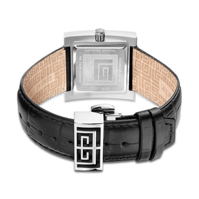 Guy Laroche Camille 3 Hands Square Dial Blue SWISS MADE Watch for Men - GLWGA0000202