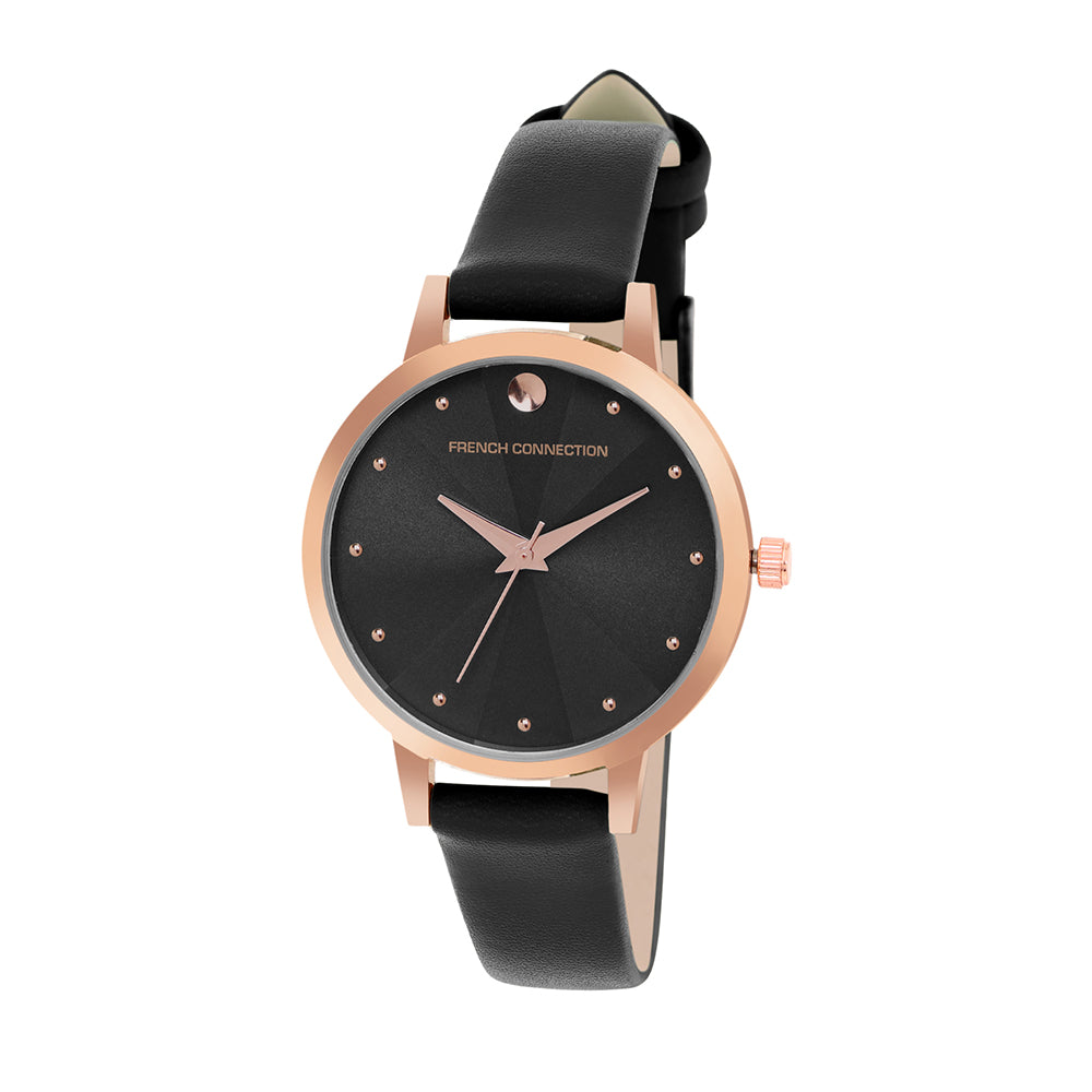 French Connection Analog Black Dial Women's Watch-FCN00017G