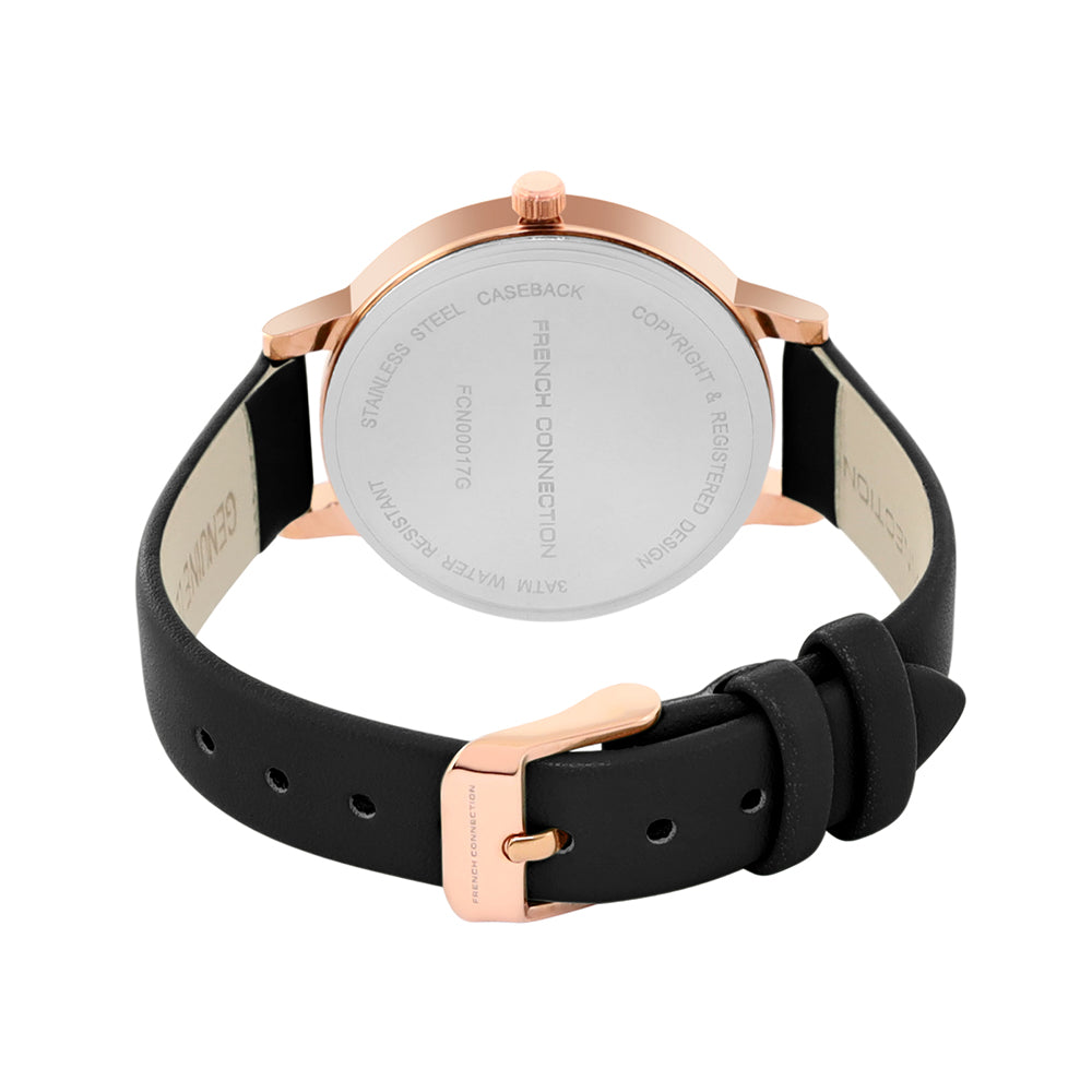 French Connection Analog Black Dial Women's Watch-FCN00017G