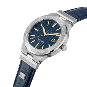 Guy Laroche Sacha 3 Hands Blue Round Dial SWISS MADE Watch for Men - GLWGA0000402