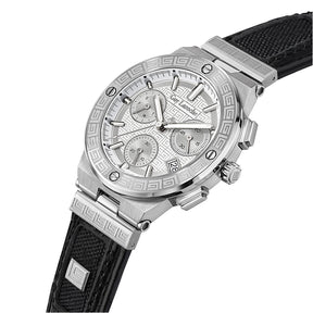 Guy Laroche Sacha Chronograph White Round Dial SWISS MADE Watch for Men - GLWGA0000408