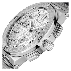 Guy Laroche Sacha Chronograph White Round Dial SWISS MADE Watch for Men - GLWGA0000408