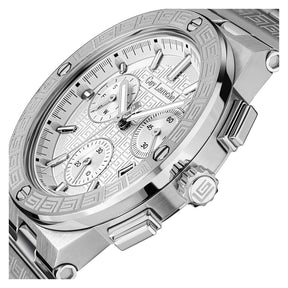 Guy Laroche Sacha Chronograph Round Dial White SWISS MADE Watch for Men - GLWGG0000411